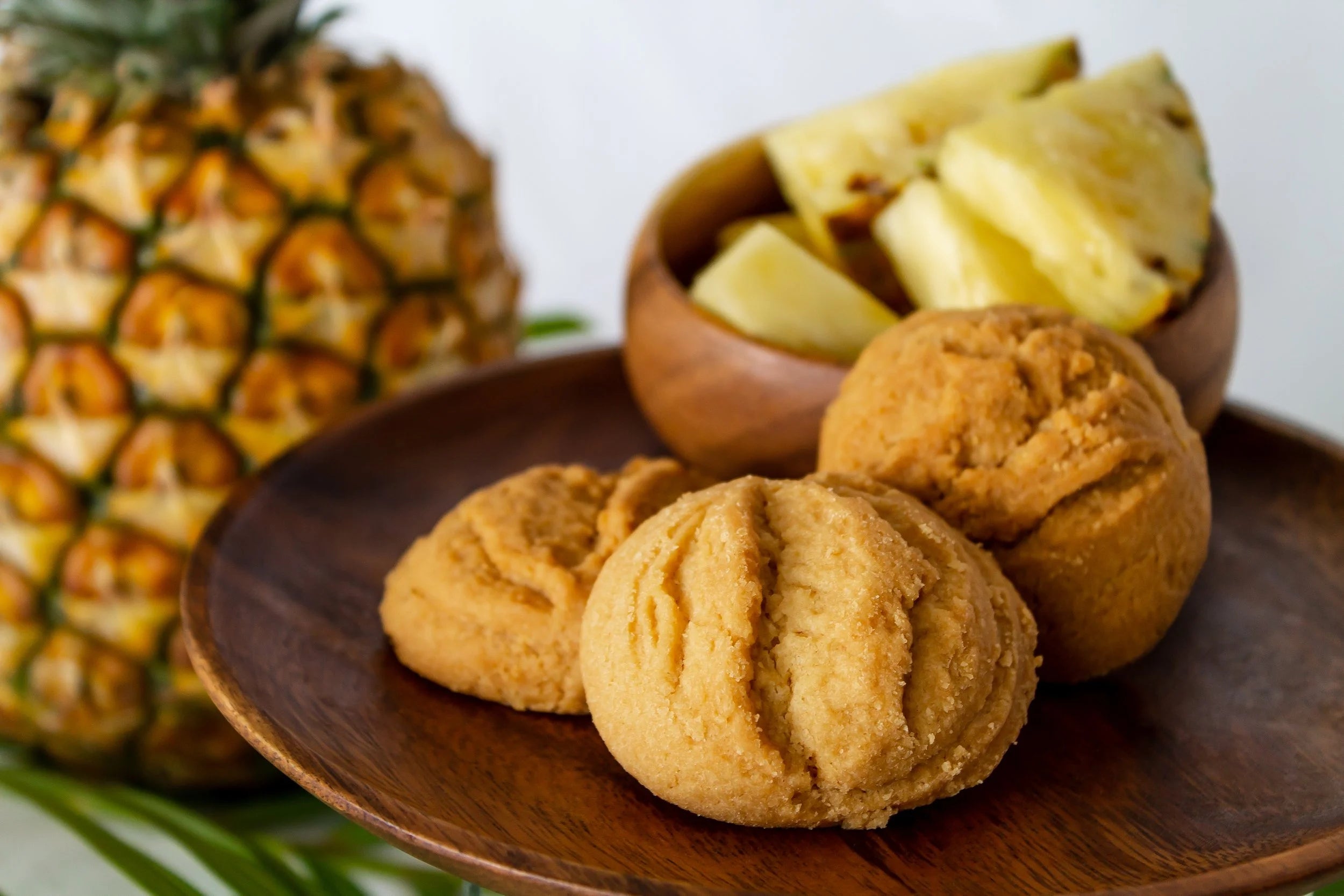 Pineapple Shortbread Cookies