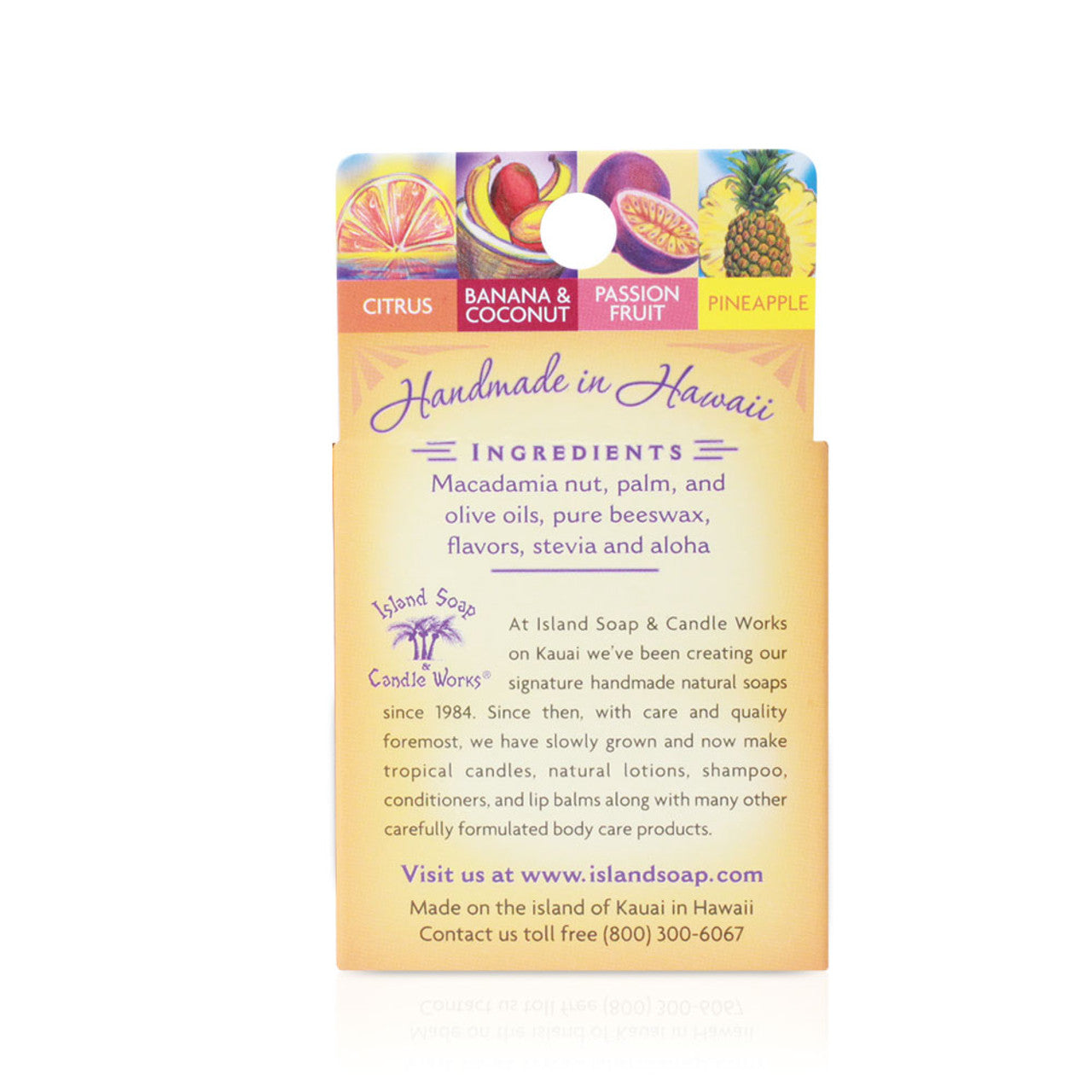 Tropical Lip Balm Sticks Sampler