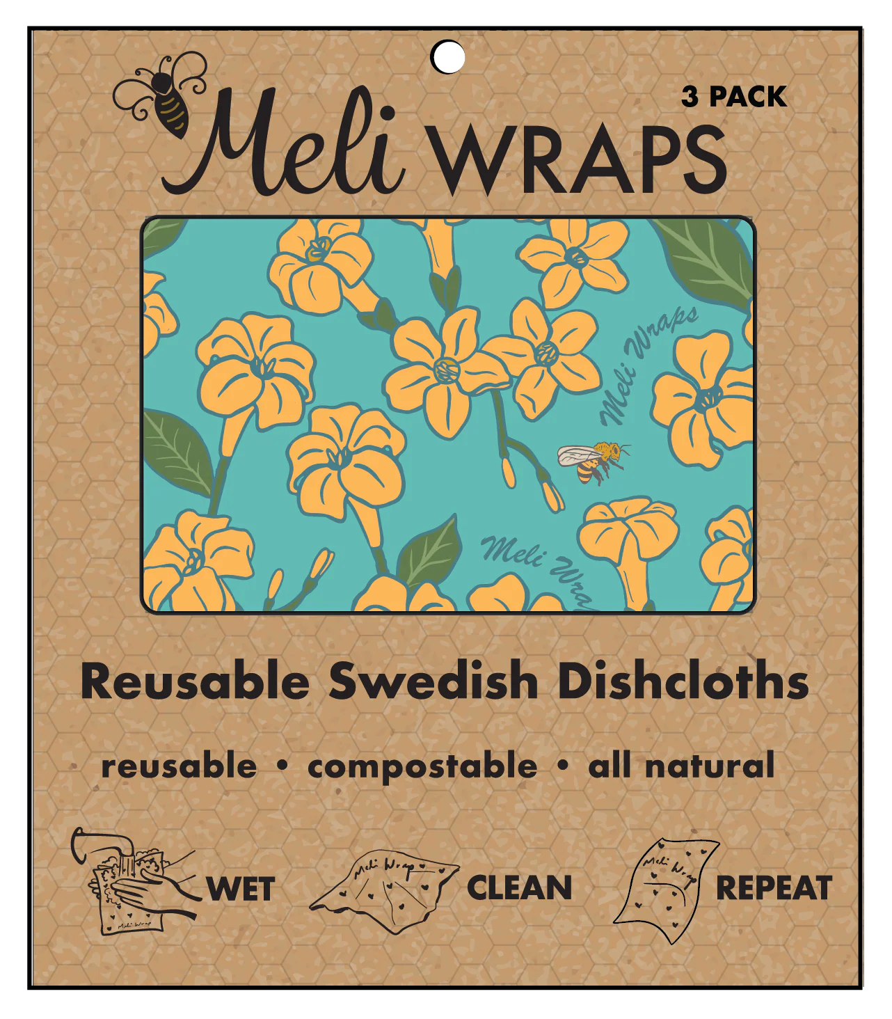 Swedish Dish Cloth Set of 3