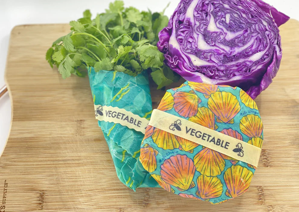 Buzz Words Reusable Beeswax Wrap Food Labels