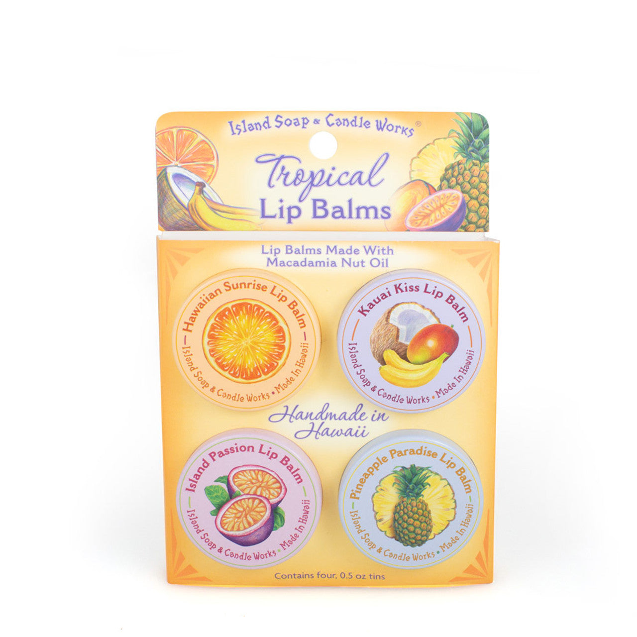Tropical Lip Balm Tin Sample Pack
