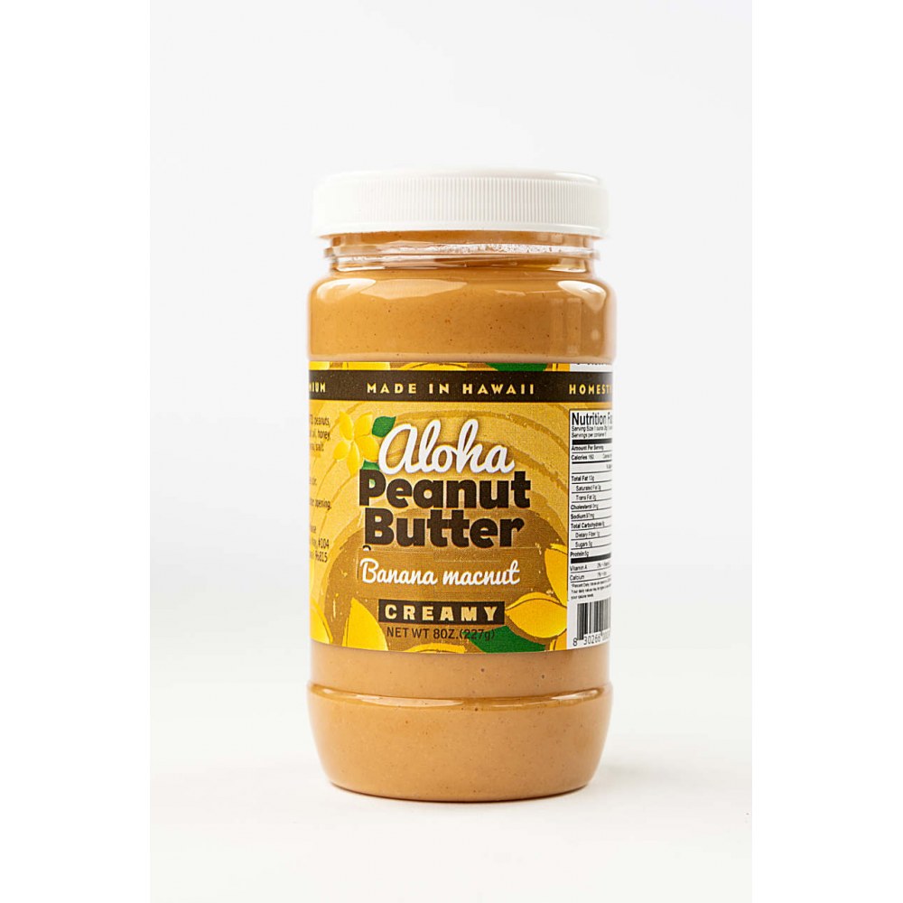 Creamy Banana Macnut Peanut Butter