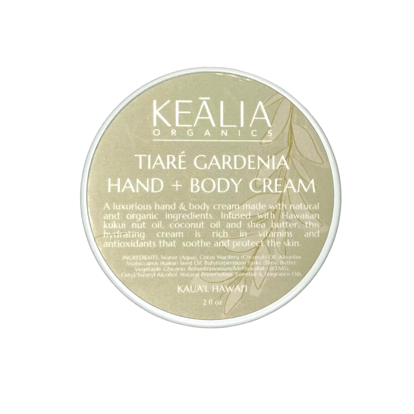 Tiare Gardenia Hand + Body Cream 2 oz