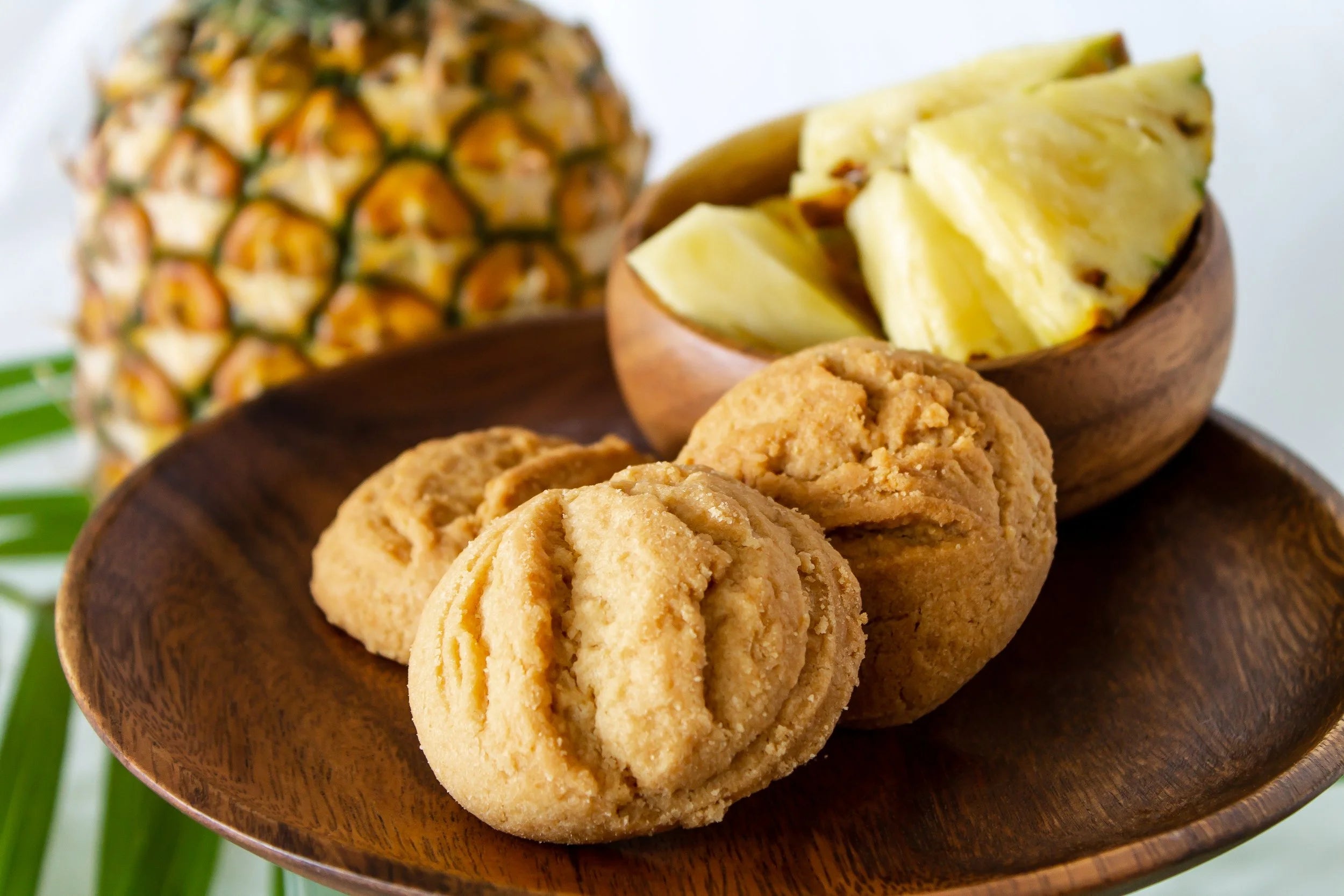 Pineapple Shortbread Cookies