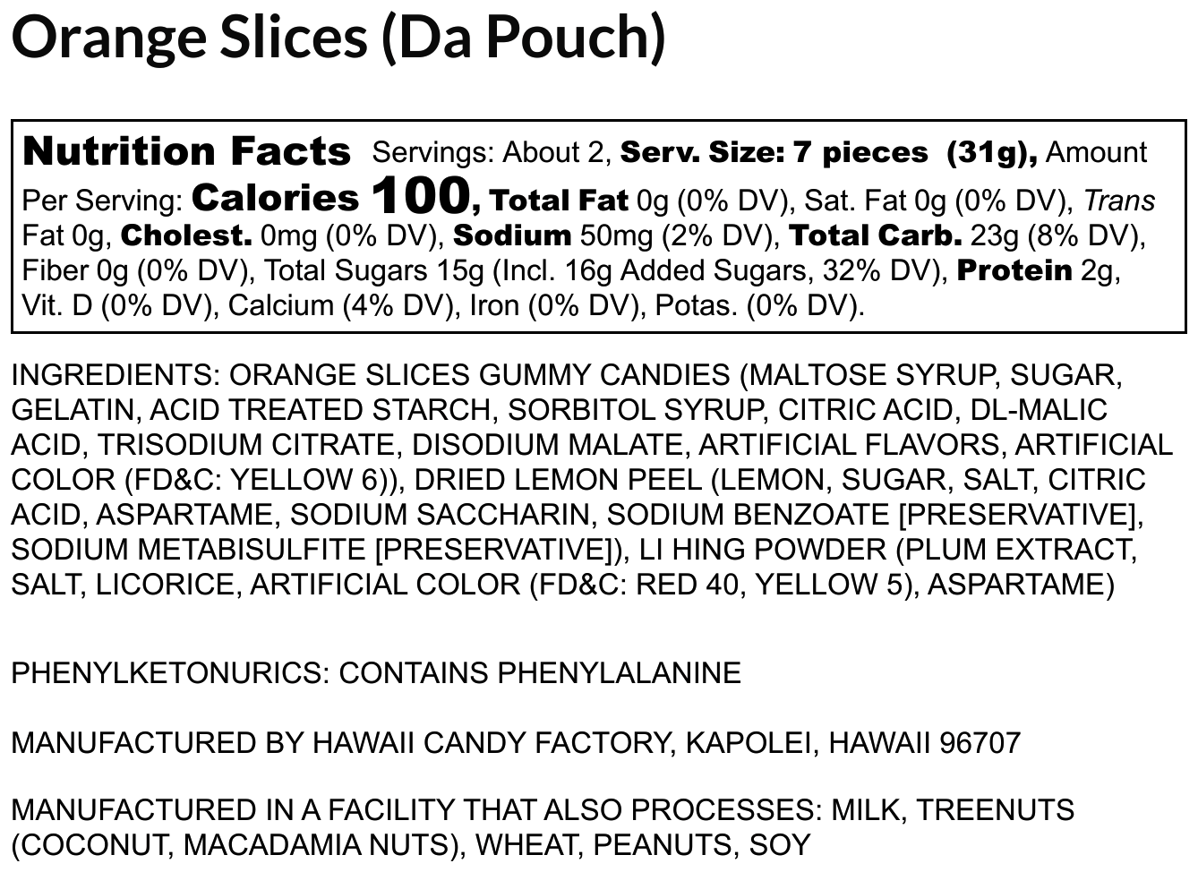Noms Orange Slices