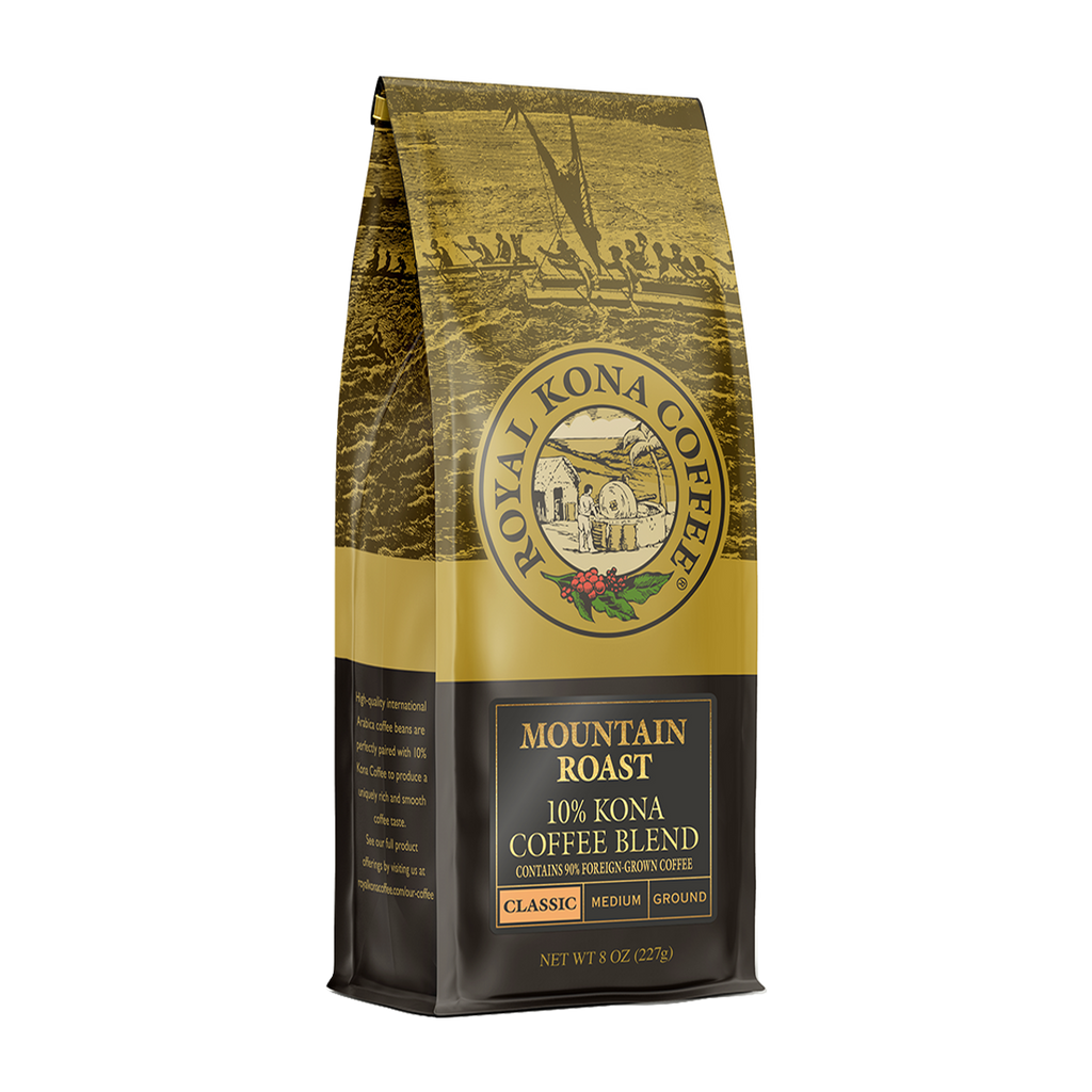 Mountain Roast 10% Kona 8oz Coffee Bag