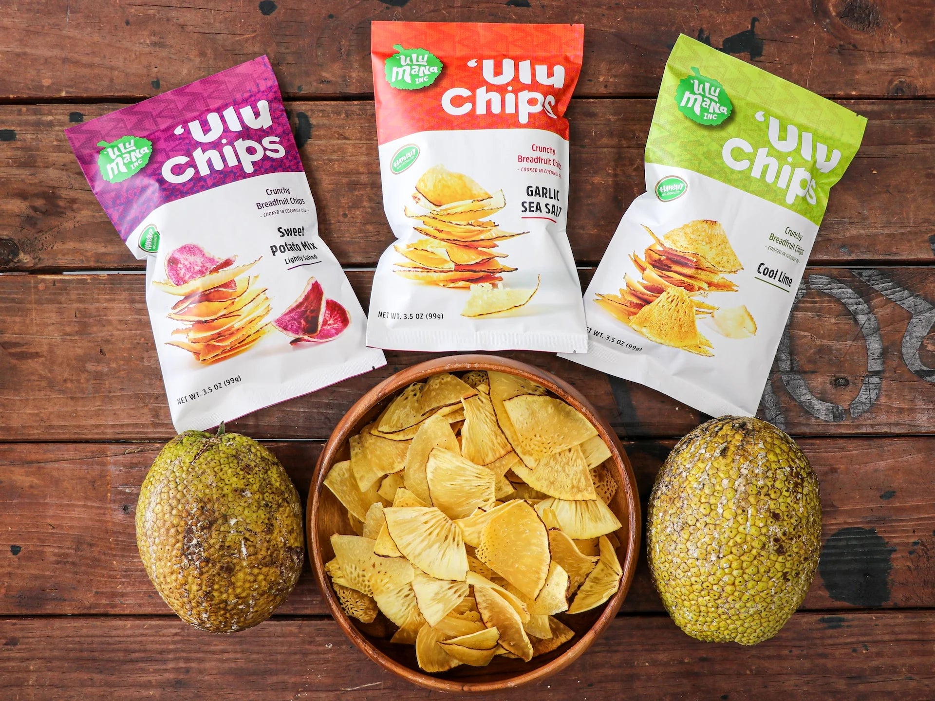 Cool Lime 'Ulu Chips 3.5oz