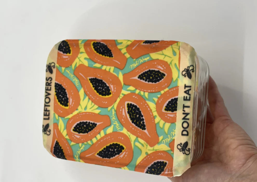 Buzz Words Reusable Beeswax Wrap Food Labels