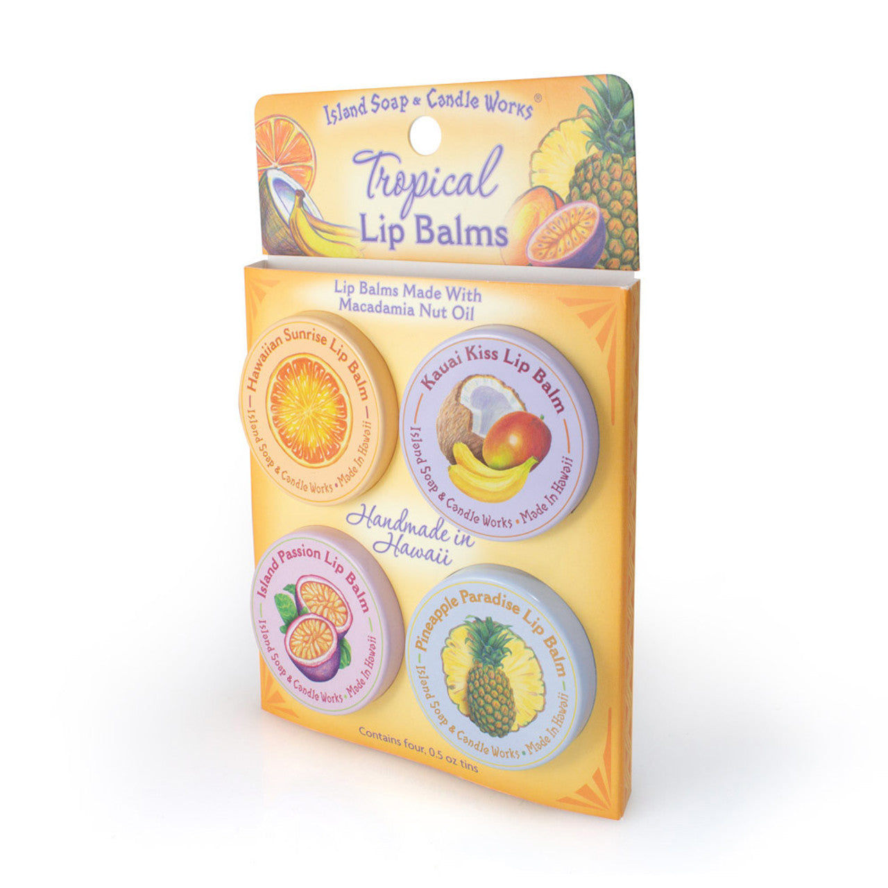 Tropical Lip Balm Tin Sample Pack
