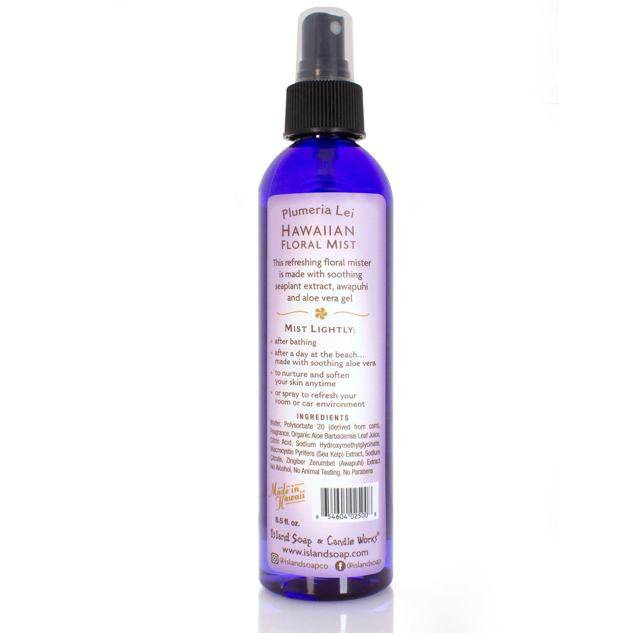 Plumeria Lei - 8.5 oz Floral Body Mister